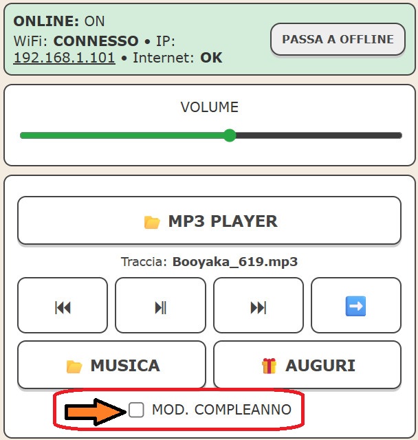 Modalità compleanno